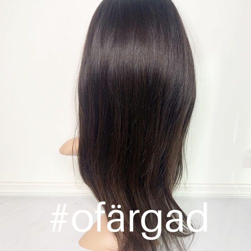 Perukdetalj eller färgexempel från Indigos Hairs perukguide